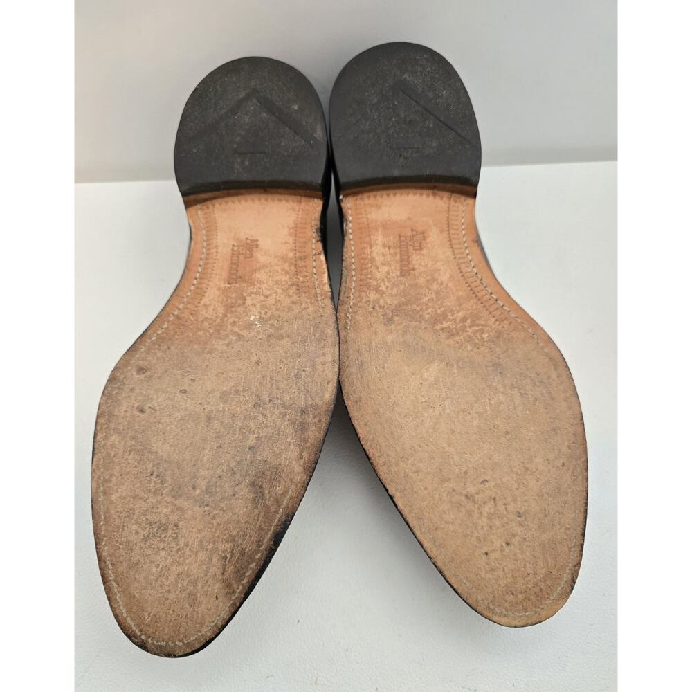 Allen Edmonds Black GRAYSON Mens Leather Tassel Loafers 10 B - Picture 10 of 10